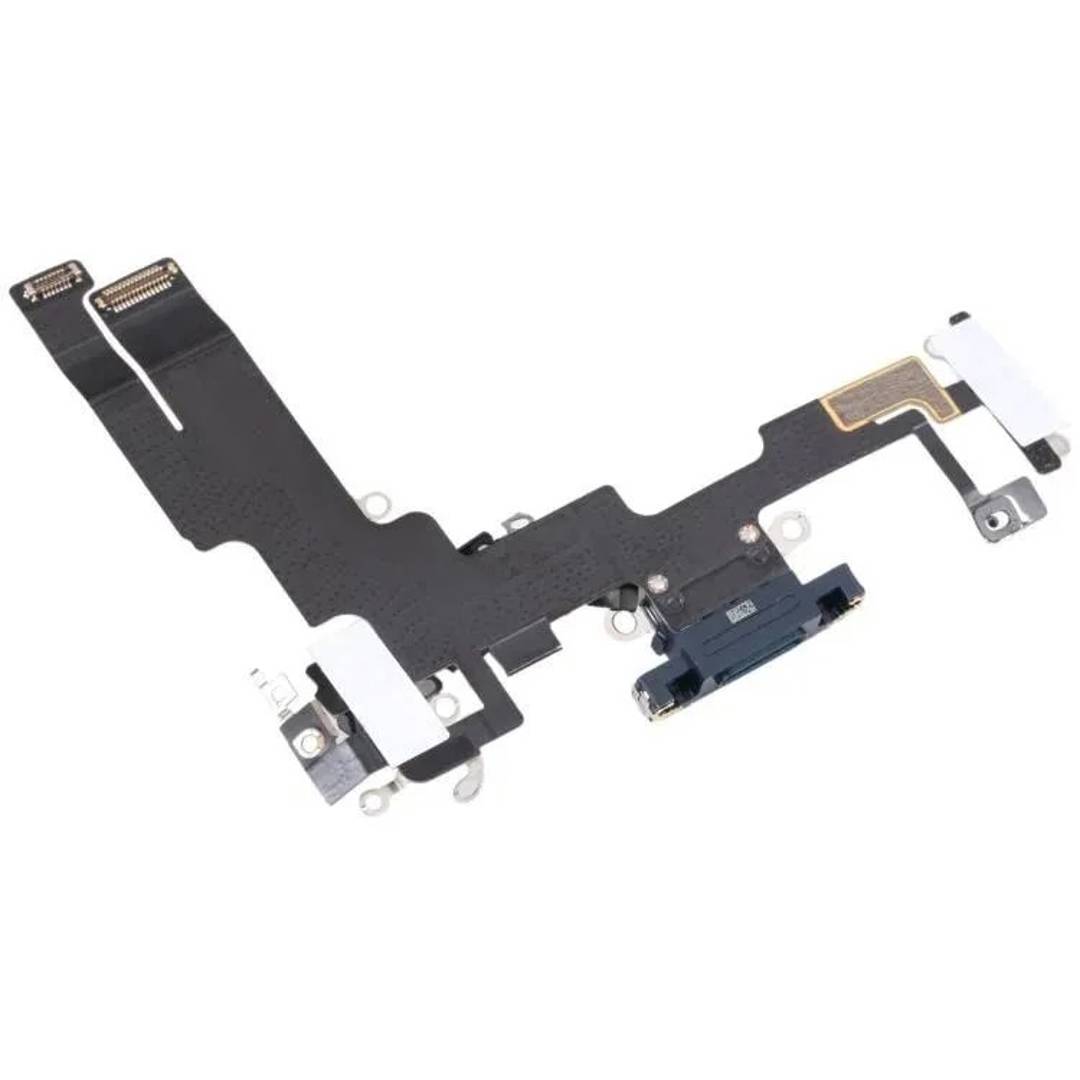 Шлейф с разъёмом зарядки для iPhone 14, чёрный