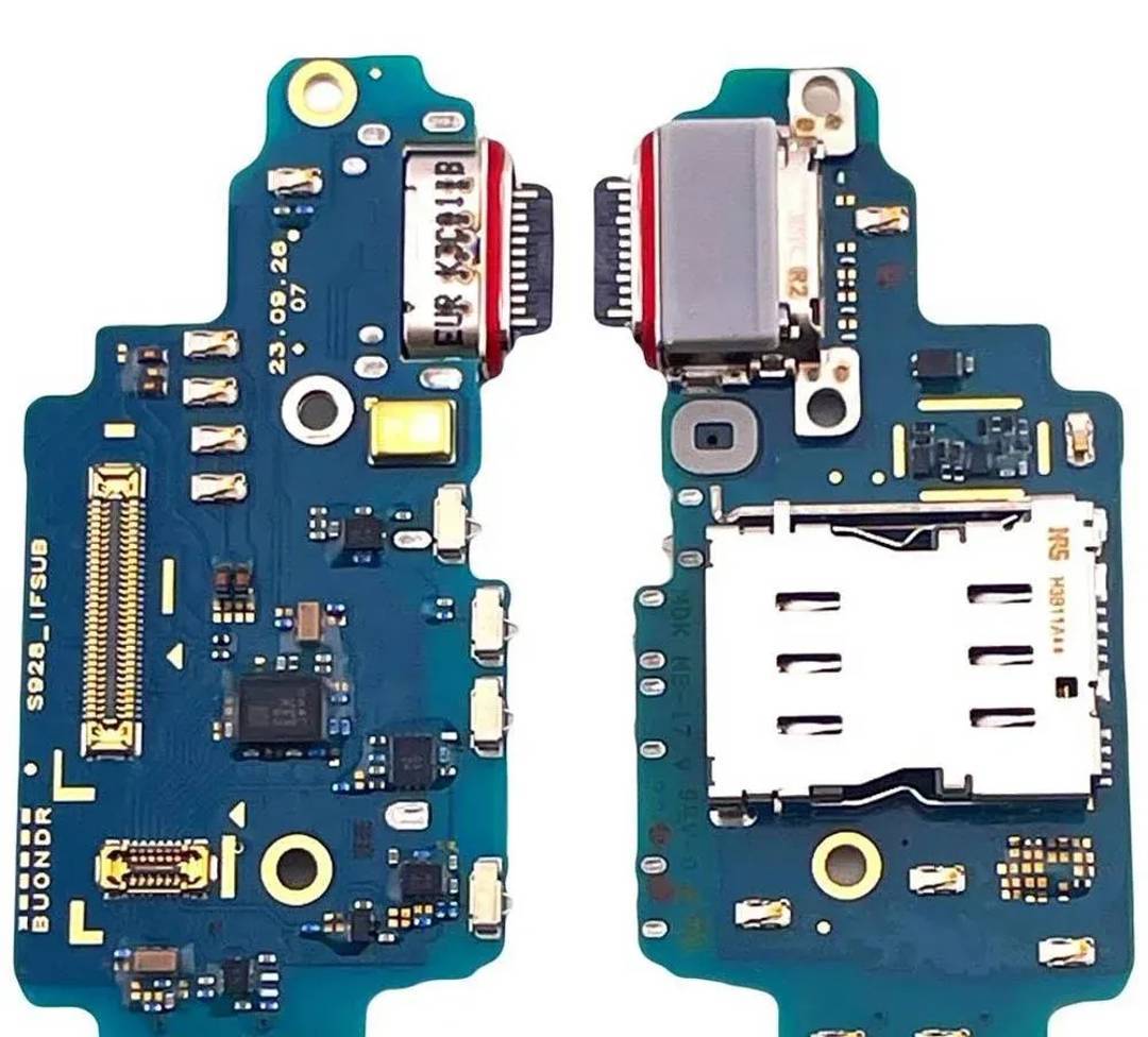 Разъём зарядки с платой для Samsung Galaxy S24 Ultra (S928B)