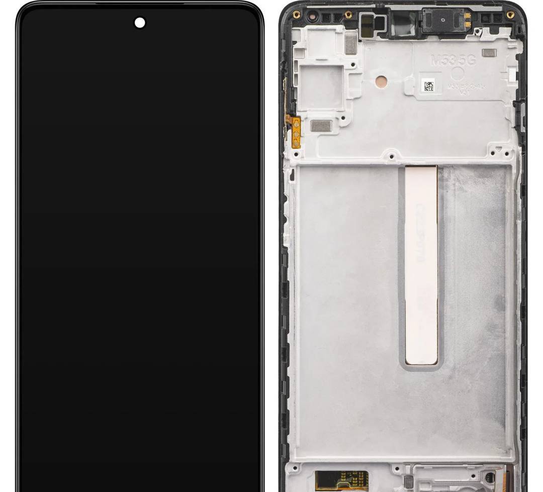 LCD screen with touchscreen and frame for Samsung Galaxy M53 5G (M536B)