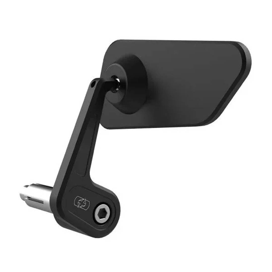 Levo vzvratno ogledalo Oxford za konec krmila 22,2 mm, črno — novo