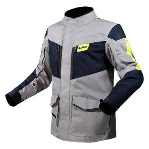 Moto jakna LS2 Metropolis Evo muška, titanium-žuta — nova — Niš