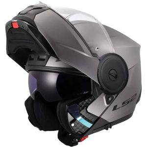 Helm LS2 FF902 Scope II Klapphelm mit Brille, matt titanium — neu — Niš