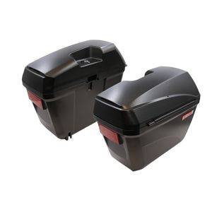 Bočni koferi M-Case YMS-66 23 l (37 × 23 × 47,5 cm) sa nosačima — par — Niš
