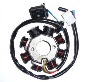 Stator 6+2 (8 Wicklungen) für chinesische Roller GY6 4T — neu — Niš