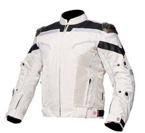 Motorradjacke Adrenaline Virgo PPE Herren, creme-schwarz — neu — Niš