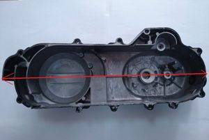 Variatorabdeckung für chinesische Roller GY6 50cc 4T — 400–460 mm — Niš