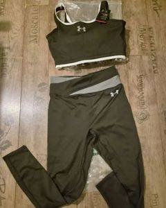 Жіночий комплект для фітнесу (легінси та футболка) Under Armour — Beograd